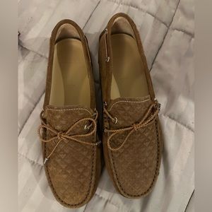 Bally men’s brown tan loafers size 7 1/2